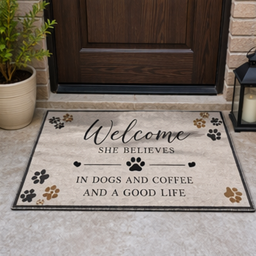 TM-RUG-DM-000007-D01 soft flannel doormat main product image